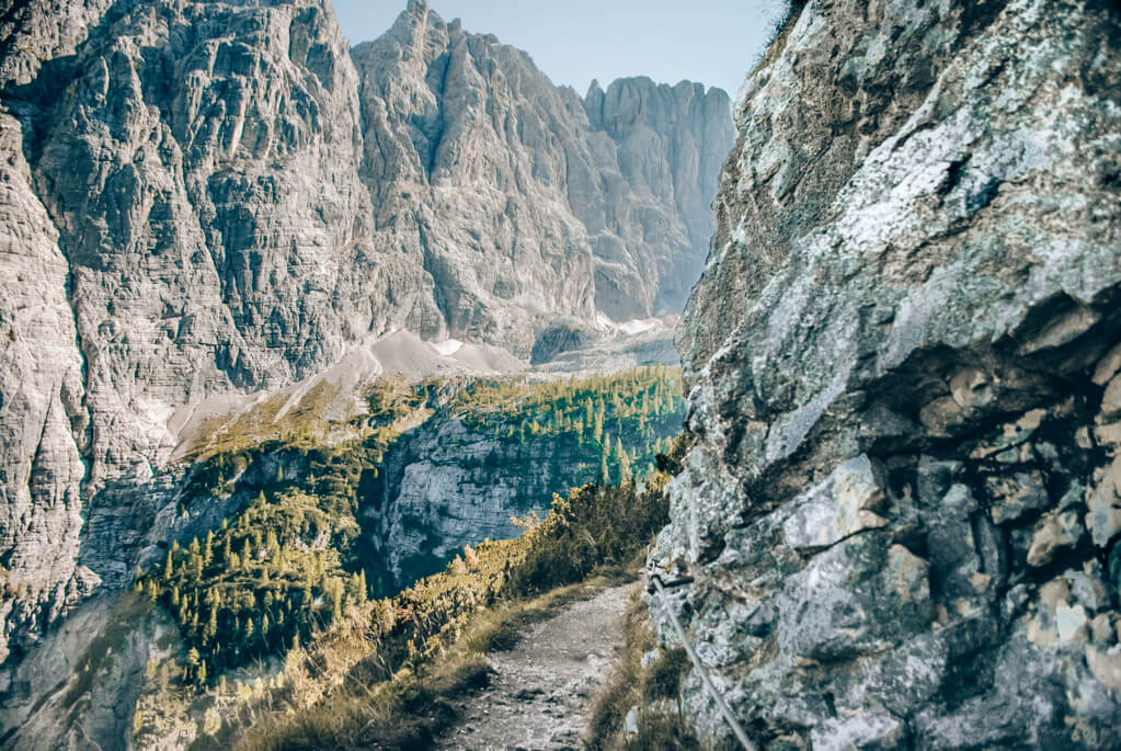 Wanderweg zum Lago di Sorapis