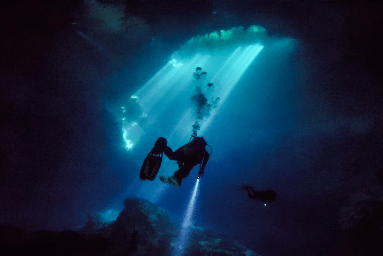 Cenote Pit Mexiko