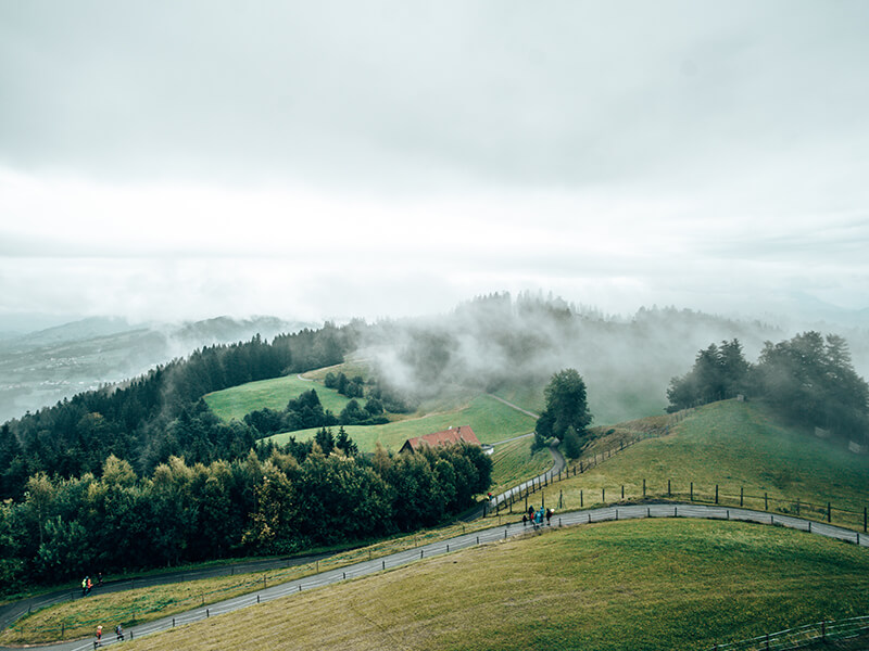 Bregenzerwald-Pfänder-Aussicht-Wanderung Mystische Stimmung am Pfäder