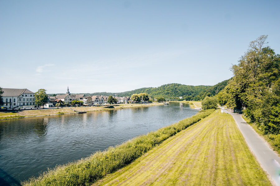 Bodenwerder direkt an der Weser