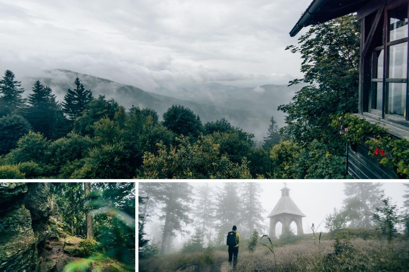 Bayerischer-Wald-Golsteig-Etappe-12 Wandern im Nebel im Bayerischen Wald