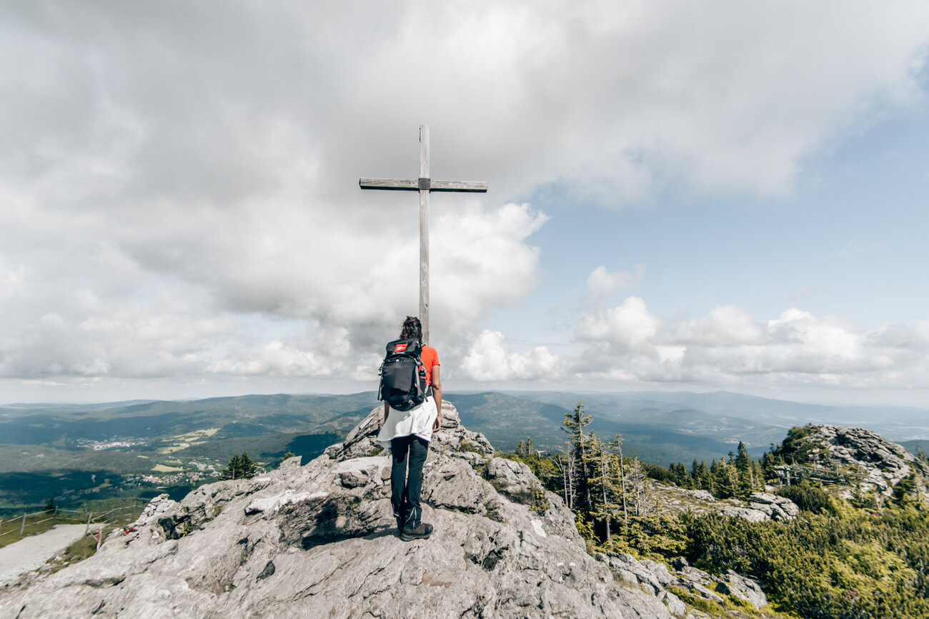 Gipfelkreuz Großer Arber Gipfelkreuz am Großen Arber