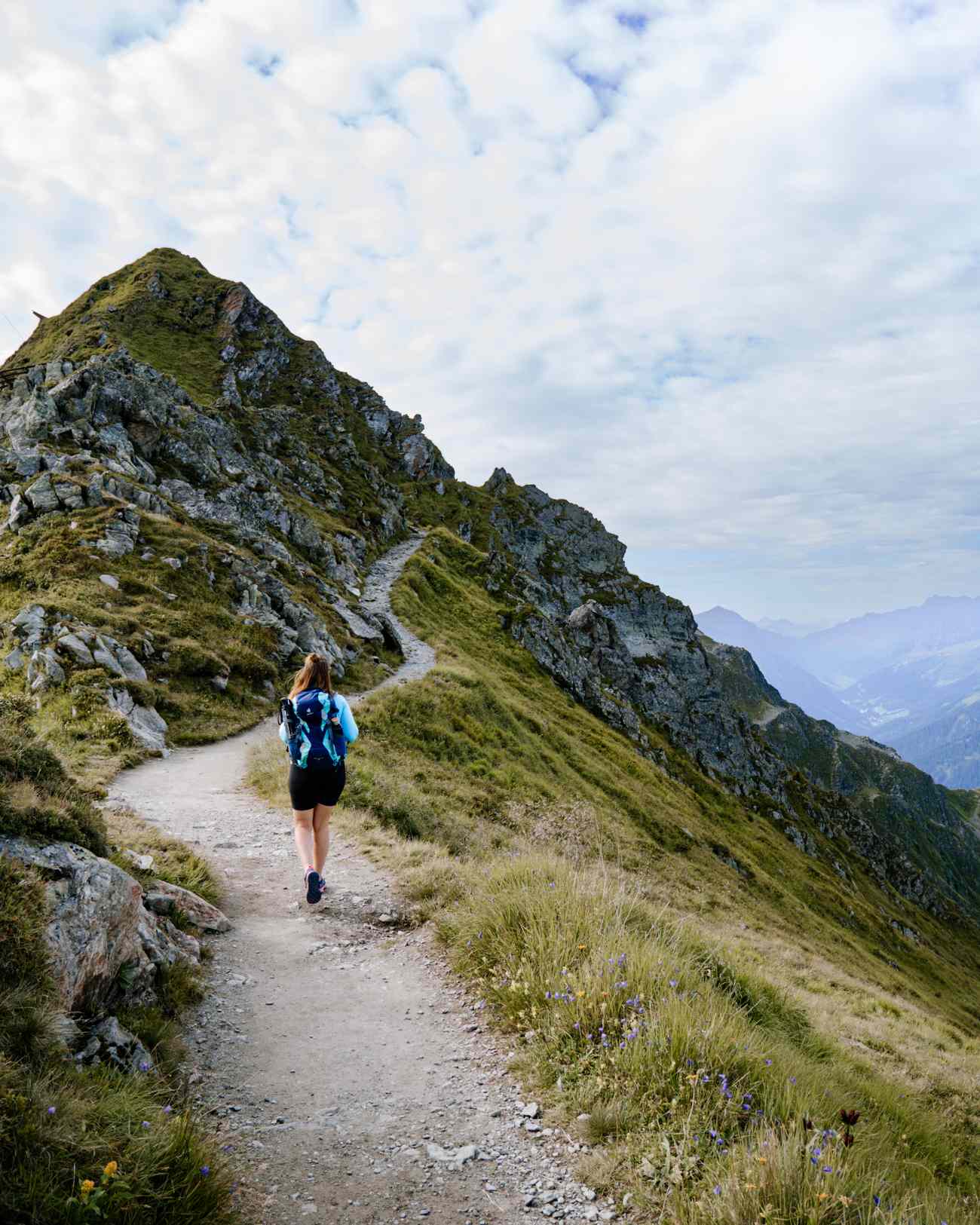 Auf dem Wanderweg zur Wormser Hütte